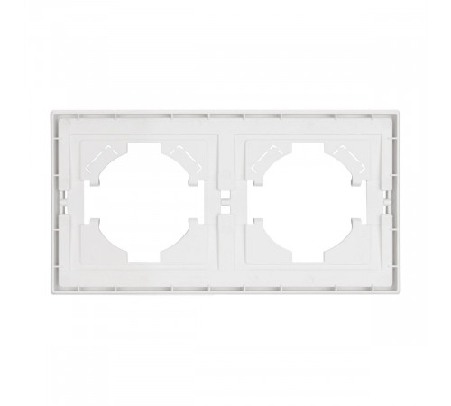 Рамка пластиковая на 2 поста Arlight FRM-TENDO-SFPL-2-WH 054649