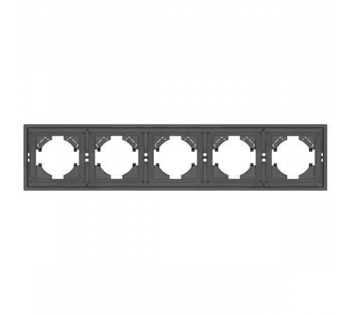Рамка пластиковая на 5 постов Arlight FRM-TENDO-SFPL-5-GR 054659