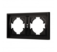 Рамка пластиковая на 2 поста Arlight FRM-TENDO-PL-2-BK 053840