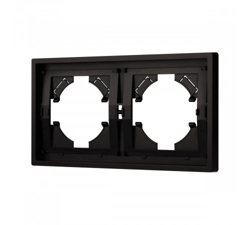 Рамка пластиковая на 2 поста Arlight FRM-TENDO-PL-2-BK 053840