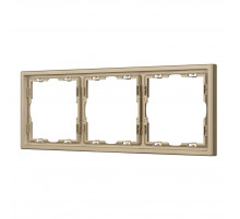 Рамка пластиковая Arlight FRM-NOBE-SFPL-3-GD 054221