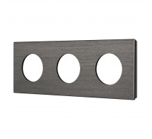 Рамка 3-местная алюминиевая Arlight FRM-PRESTO-ALR-3-GR 043873