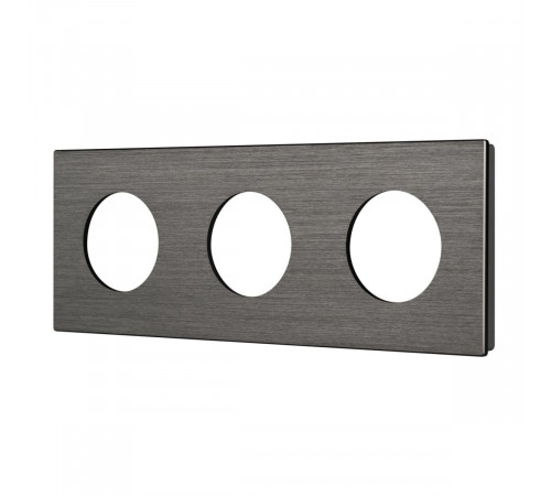 Рамка 3-местная алюминиевая Arlight FRM-PRESTO-ALR-3-GR 043873