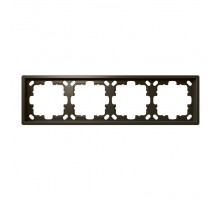 Рамка серия FD 4-постовая Jasmart FD1004BR