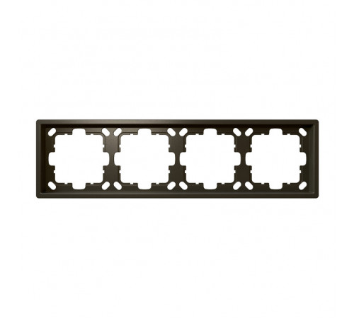 Рамка серия FD 4-постовая Jasmart FD1004BR