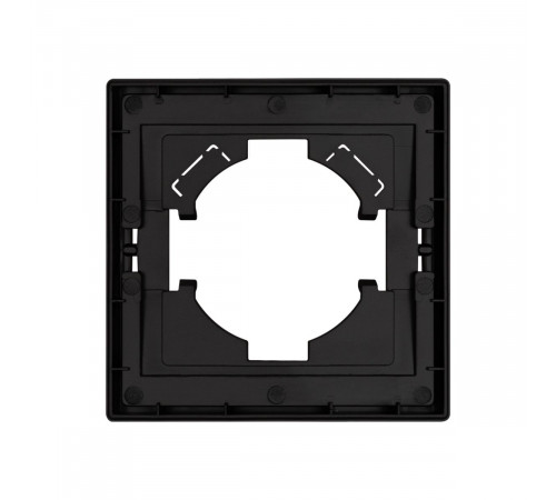Рамка пластиковая на 1 пост Arlight FRM-TENDO-SFPL-1-BK 054642