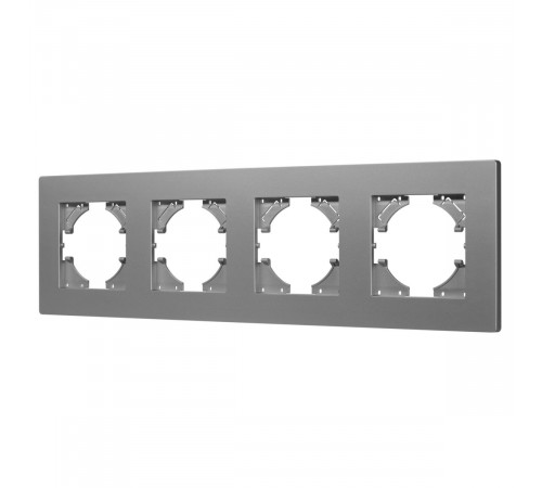 Рамка на 4 поста пластиковая Arlight FRM-PERIO-PL-4-GR 049760