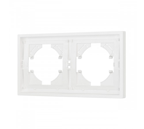 Рамка пластиковая на 2 поста Arlight FRM-TENDO-SFPL-2-WH 054649