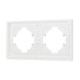 Рамка пластиковая на 2 поста Arlight FRM-TENDO-SFPL-2-WH 054649