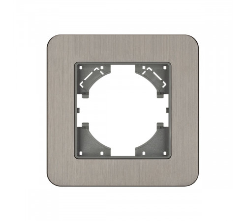 Рамка алюминиевая на 1 пост Arlight FRM-AKIRY-AL-1-SR 049680 Рамка алюминиевая на 1 пост Arlight FRM-AKIRY-AL-1-SR 049680