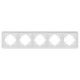 Рамка на 5 постов алюминиевая Arlight FRM-AKIRY-SFAL-5-SR 049746
