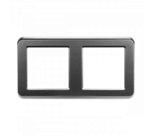 Рамка пластиковая Arlight FRM-VERSA-PL-2-GR 043780 Рамка пластиковая Arlight FRM-VERSA-PL-2-GR 043780