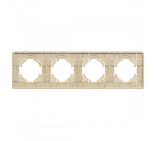 Рамка на 4 поста алюминиевая Arlight FRM-AKIRY-SFAL-4-GD 049745