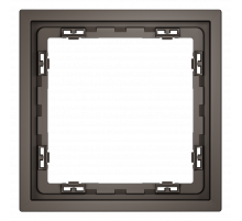 Рамка пластиковая Voltum S70 на 1 пост, (капучино) VLS100114