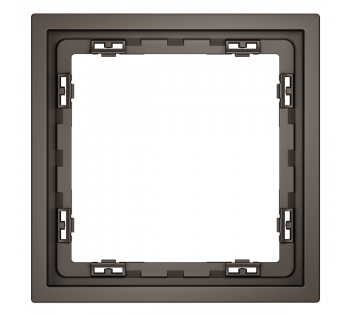 Рамка пластиковая Voltum S70 на 1 пост, (капучино) VLS100114