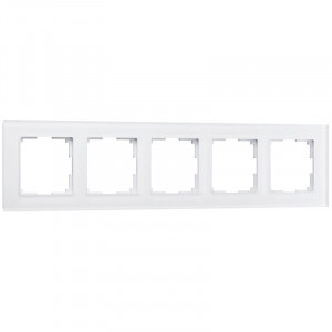 Рамка на 5 постов Werkel Favorit белый матовый W0051105 4690389160103