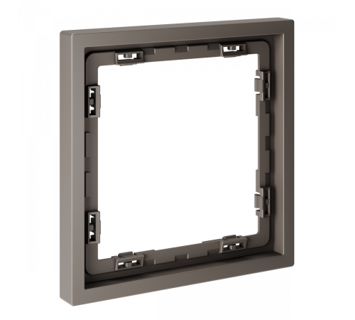 Рамка пластиковая Voltum S70 на 1 пост, (капучино) VLS100114