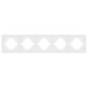 Рамка пластиковая на 5 постов Arlight FRM-TENDO-SFPL-5-WH 054660
