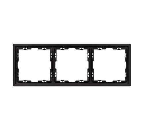 Рамка пластиковая Arlight FRM-NOBE-SFPL-3-BK 054220