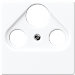 Накладка TV-SAT-FM розетки Jung A 500 Белая A561PLSATWW
