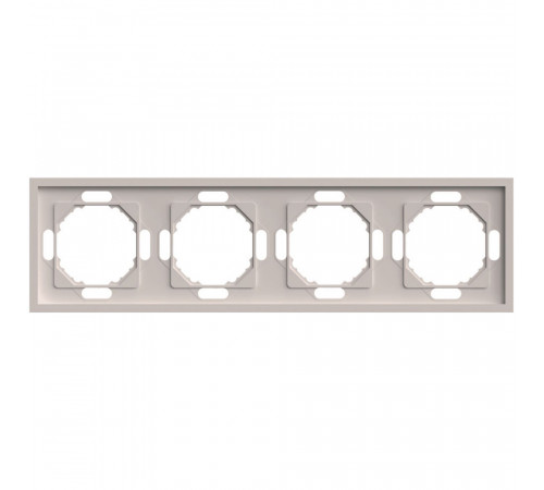 Рамка 4-местная Stekker Эмили PFR00-5004-08 кашемир soft touch 49913 Рамка 4-местная Stekker Эмили PFR00-5004-08 кашемир soft touch 49913