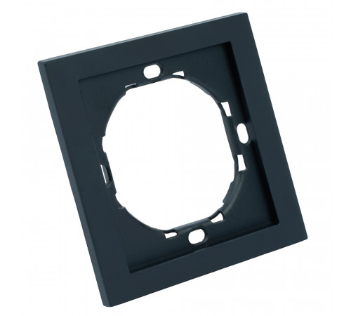 Рамка 1-местная Stekker Мия PFR00-3001-05 черный бархат 50461