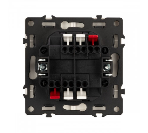 Механизм выключателя двухклавишный проходной Arlight SWT-NOBE-MKP2-SFPL-GD (230V, 10A) 054256