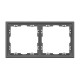 Рамка пластиковая Arlight FRM-NOBE-SFPL-2-GR 054218