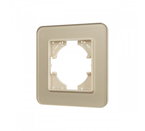 Рамка стеклянная на 1 пост Arlight FRM-OMALI-SFGS-1-GD 049679 Рамка стеклянная на 1 пост Arlight FRM-OMALI-SFGS-1-GD 049679