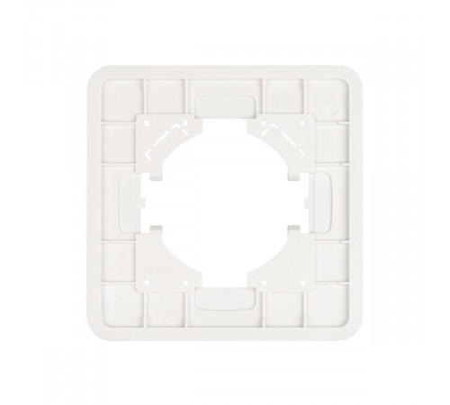 Рамка стеклянная на 1 пост Arlight FRM-OMALI-GS-1-WH 049648 Рамка стеклянная на 1 пост Arlight FRM-OMALI-GS-1-WH 049648