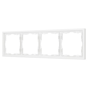 Рамка пластиковая Arlight FRM-NOBE-SFPL-4-WH 054223