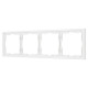 Рамка пластиковая Arlight FRM-NOBE-SFPL-4-WH 054223