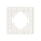 Рамка стеклянная на 1 пост Arlight FRM-OMALI-SFGS-1-WH 049675