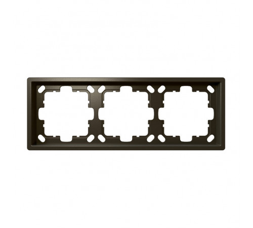 Рамка серия FD 3-постовая Jasmart FD1003BR
