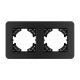 Рамка на 2 поста алюминиевая Arlight FRM-AKIRY-SFAL-2-BK 049738