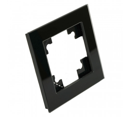 Рамка 1-местная для сенсорных механизмов, подсветки, стекло, Stekker Катрин GFR00-7001-05S  50304
