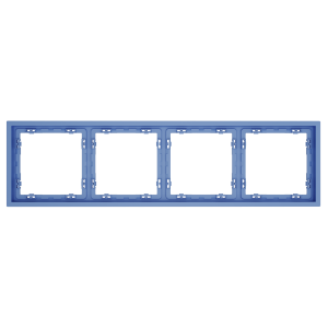 Рамка пластиковая Voltum S70 на 4 поста, (деним) VLS100415