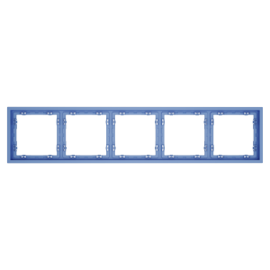 Рамка пластиковая Voltum S70 на 5 постов, (деним) VLS100515