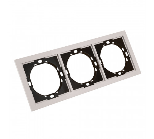 Рамка 3-местная Stekker Мия PFR00-3003-08 пудровый жемчуг 50488