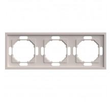 Рамка 3-местная Stekker Эмили PFR00-5003-08 кашемир soft touch 49912