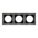 Рамка 3-местная алюминиевая Arlight FRM-PRESTO-ALR-3-GR 043873