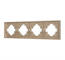 Рамка пластиковая на 4 поста Arlight FRM-TENDO-PL-4-GD 053850