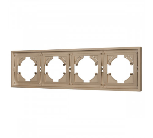 Рамка пластиковая на 4 поста Arlight FRM-TENDO-PL-4-GD 053850