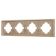 Рамка пластиковая на 4 поста Arlight FRM-TENDO-PL-4-GD 053850