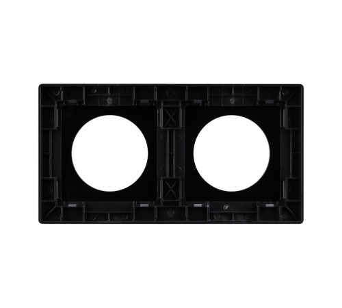 Рамка 2-местная алюминиевая Arlight FRM-PRESTO-ALR-2-BK 043875