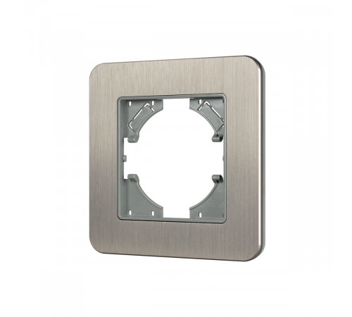 Рамка алюминиевая на 1 пост Arlight FRM-AKIRY-AL-1-SR 049680 Рамка алюминиевая на 1 пост Arlight FRM-AKIRY-AL-1-SR 049680