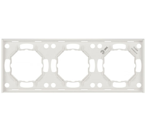 Рамка для розеток и выключателей ЭРА Arktik 16-5003-01 на 3 поста белый Б0070564