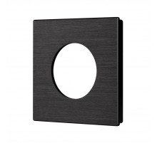 Рамка 1-местная алюминиевая Arlight FRM-PRESTO-ALR-1-BK 043876