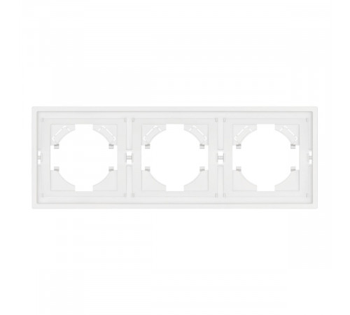 Рамка пластиковая на 3 поста Arlight FRM-TENDO-SFPL-3-WH 054653