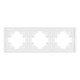Рамка пластиковая на 3 поста Arlight FRM-TENDO-SFPL-3-WH 054653